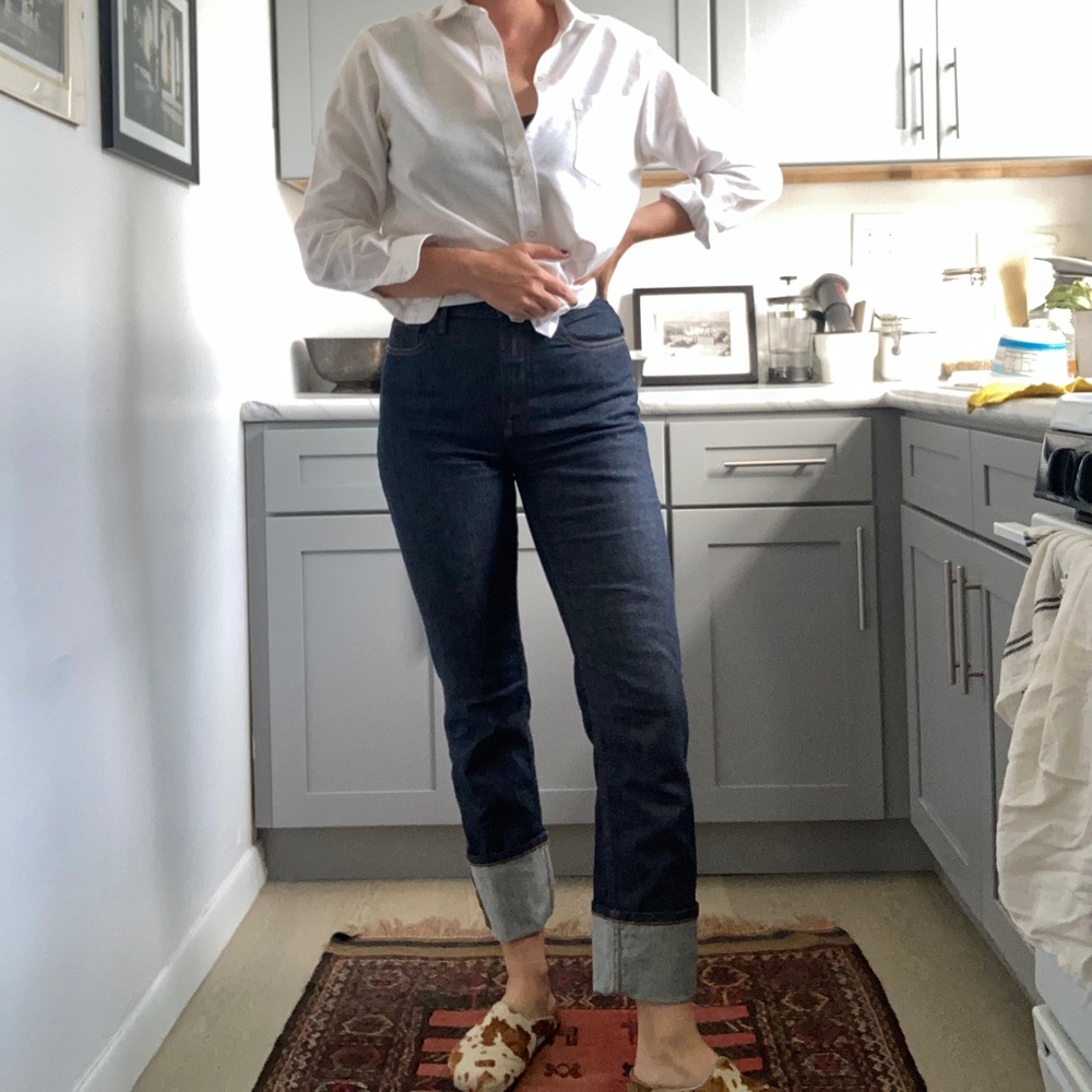 Everlane High Rise Straight Jean